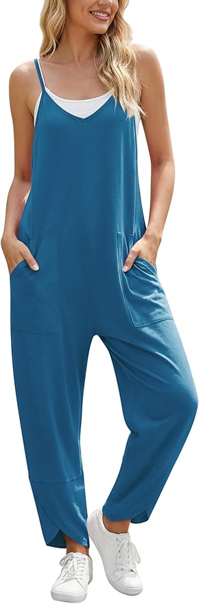 V-Neck Jumpsuits