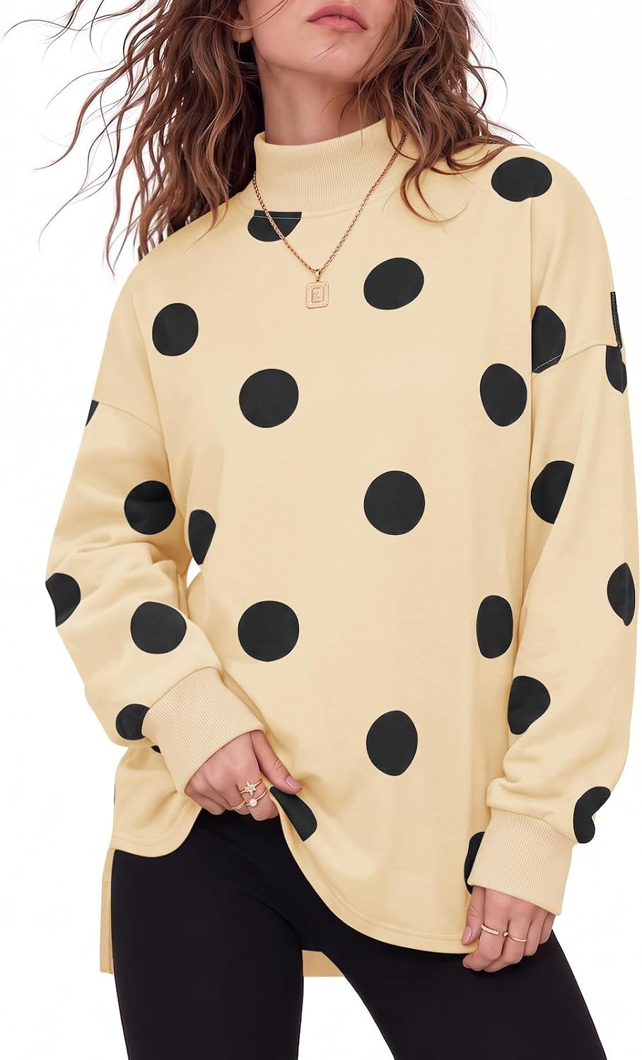 Polka Dot Sweatshirt