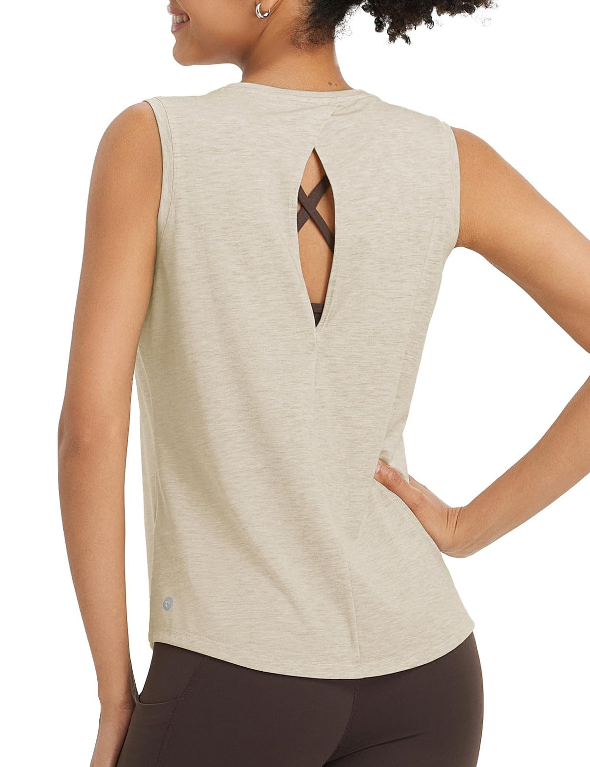 Open Back Yoga Tank