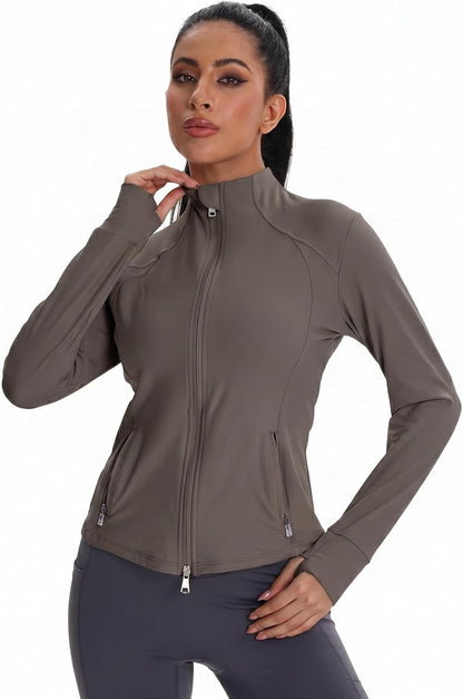 Zip Up Running Jacket