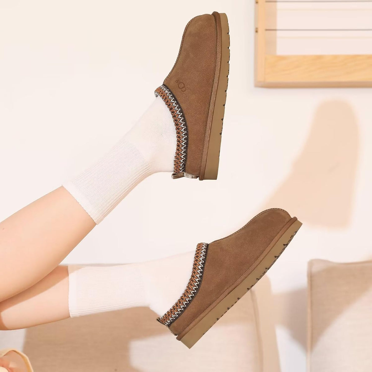 Suede Memory Foam Slippers