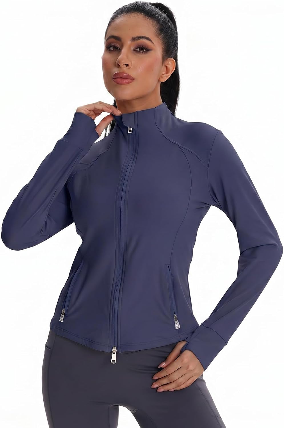 Zip Up Running Jacket