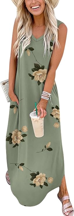 ANRABESS Casual Maxi Dress