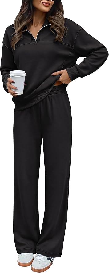 ANRABESS Half Zip Sweatsuit