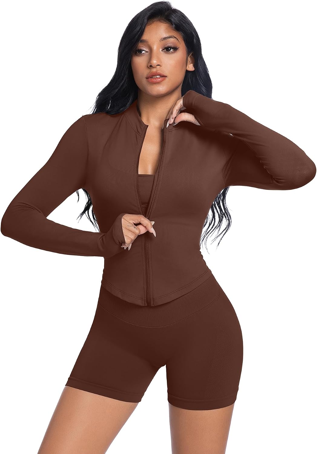 Full Zip Workout Outfit
