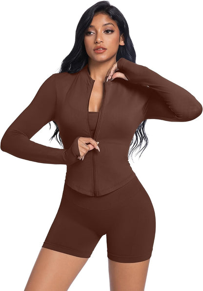 Full Zip Workout Outfit