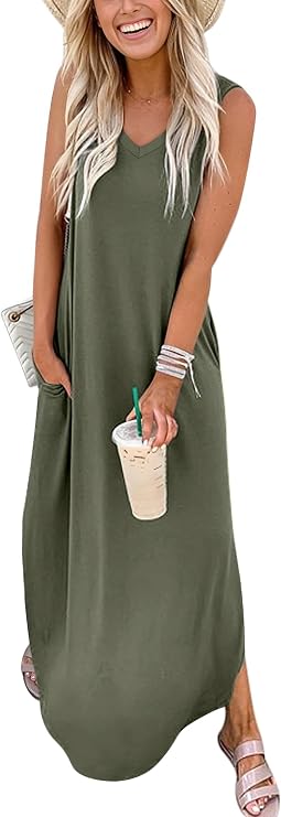 ANRABESS Casual Maxi Dress