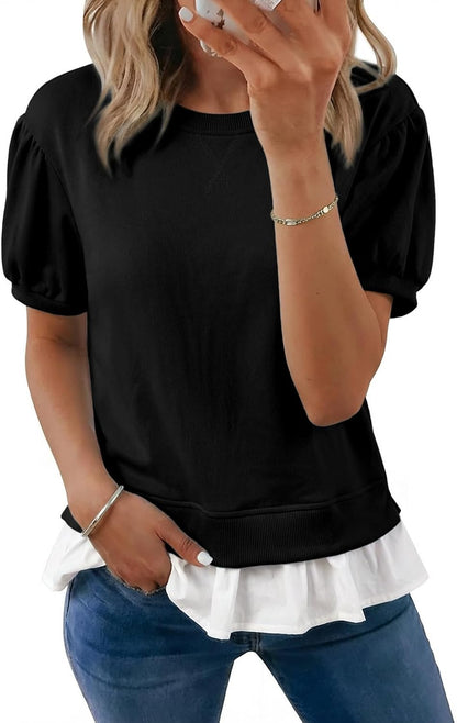 Puff Sleeve Sweatshirt