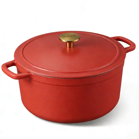 CAROTE Enameled Cast Iron Dutch Oven