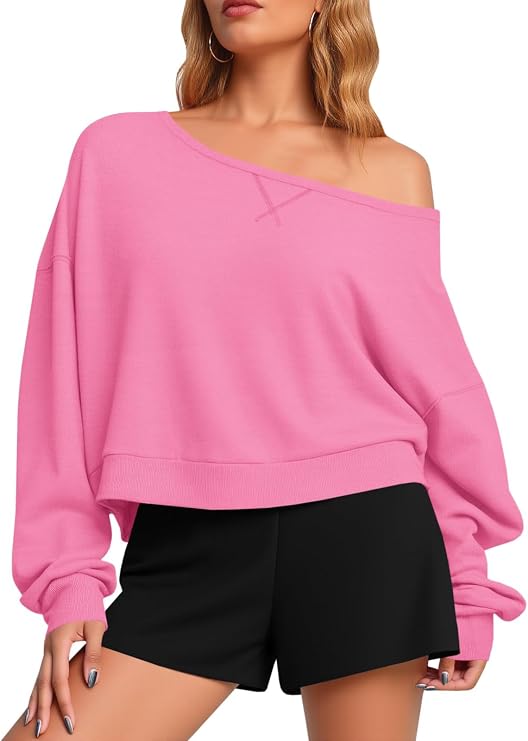 Off Shoulder Sweatshirt