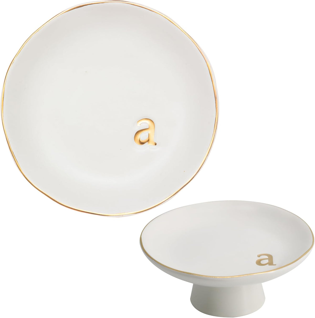Initial Ceramic Jewellery Tray