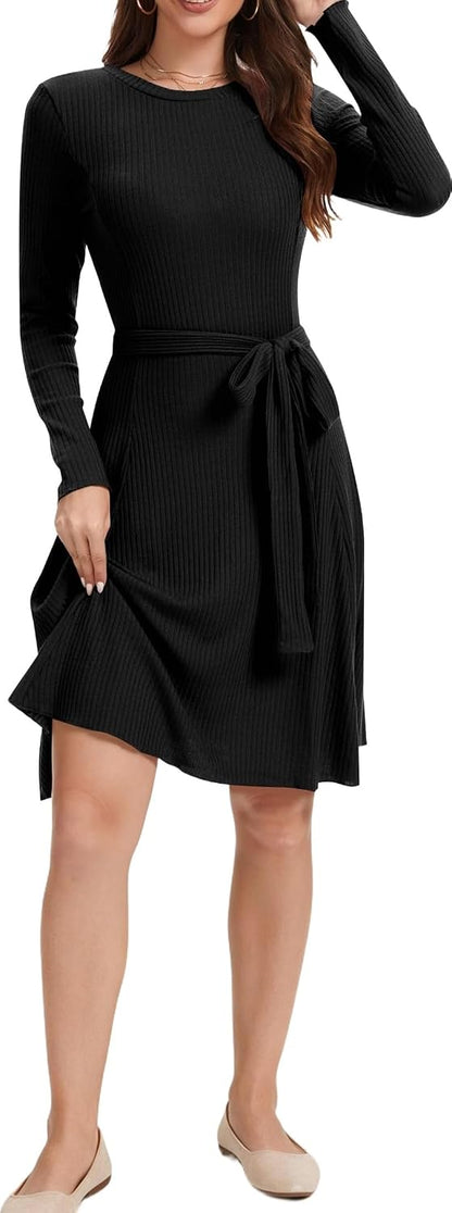 Ribbed Midi Dress