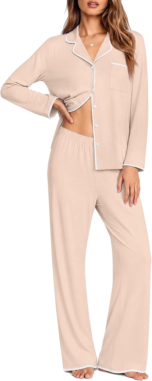 Button Down Pajama Set