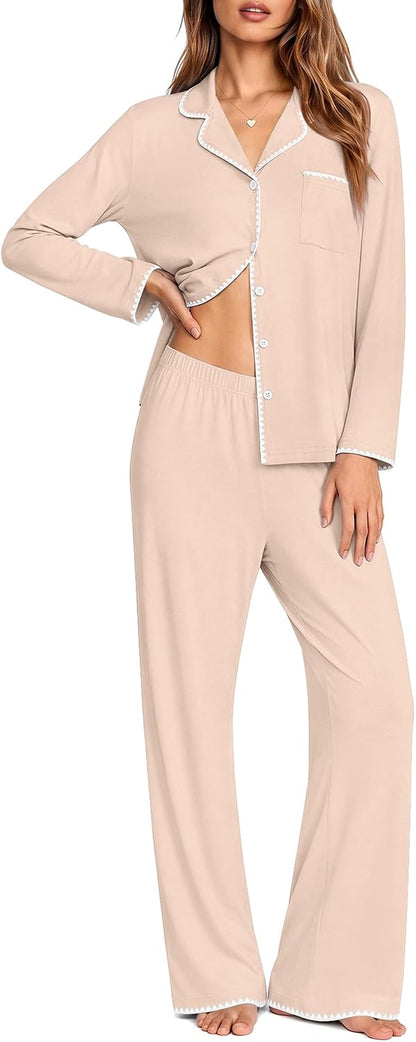 Button Down Pajama Set