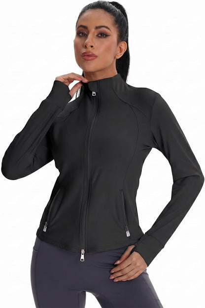 Zip Up Running Jacket
