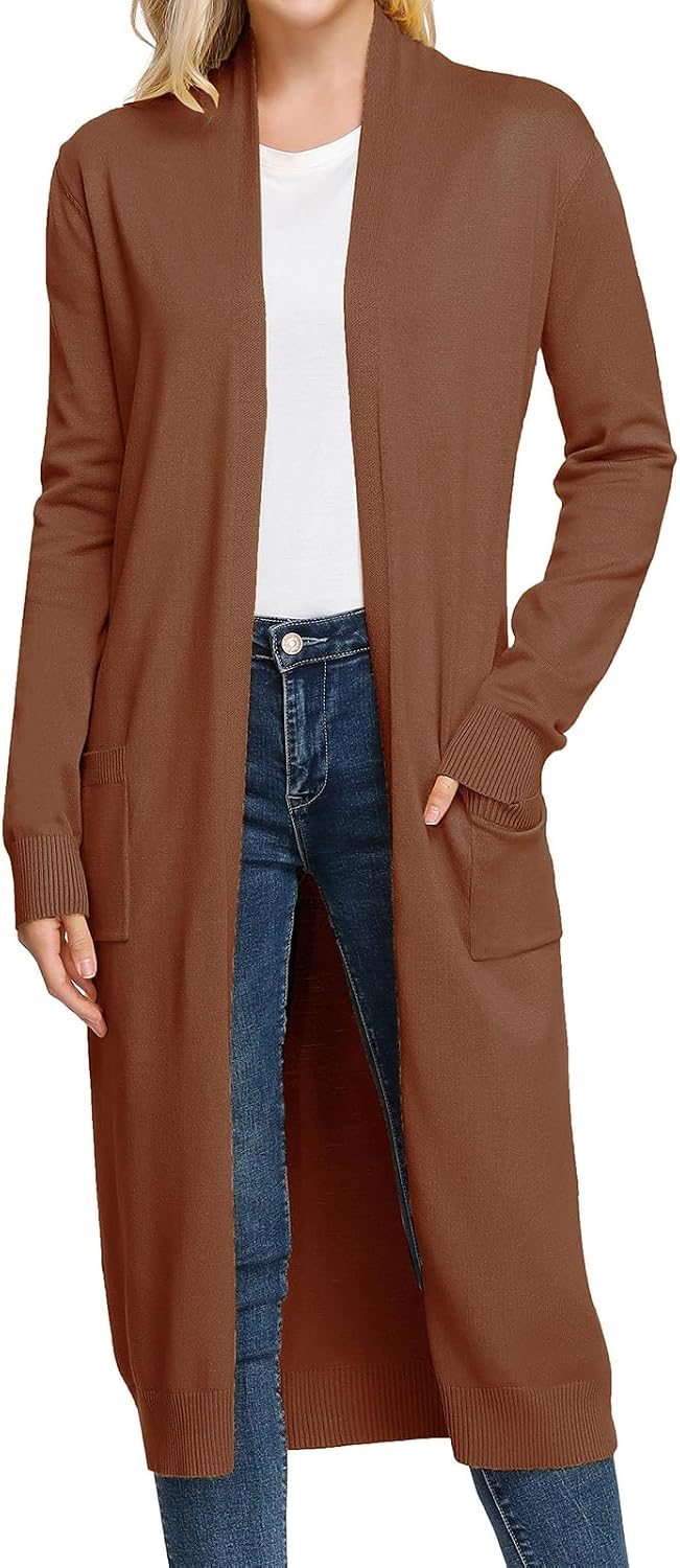 Solid Open Cardigan