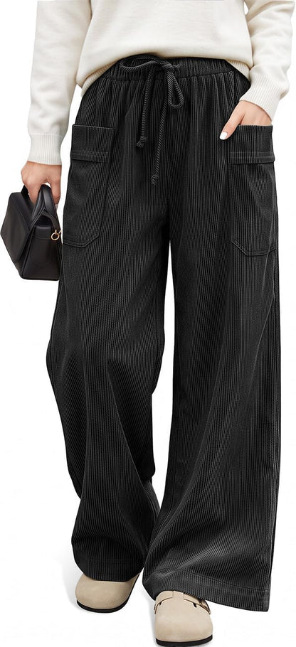 Corduroy Wide Leg Pants
