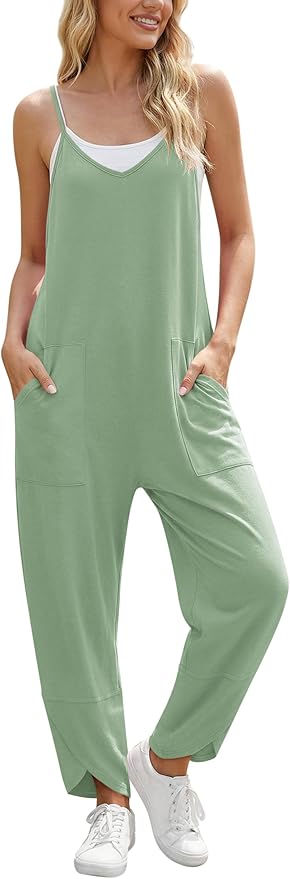 V-Neck Jumpsuits
