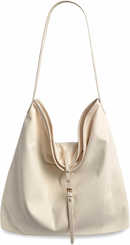 Slouchy Corduroy Hobo Bag
