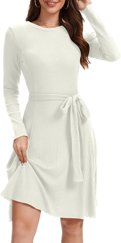 Ribbed Midi Dress