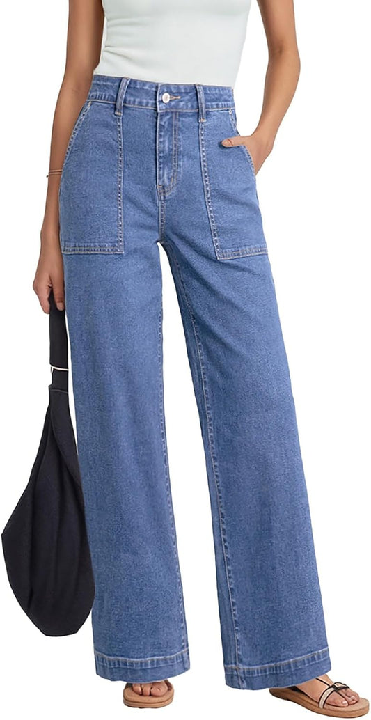 Colorblock Stretch Jeans