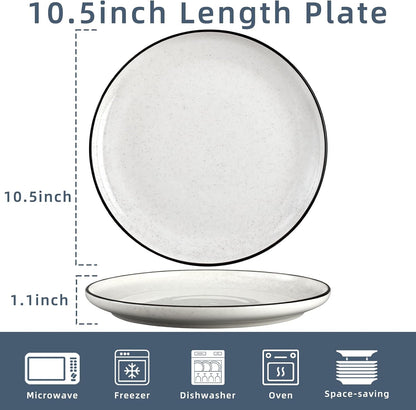 Ceramic Dinner Plates (6PK)