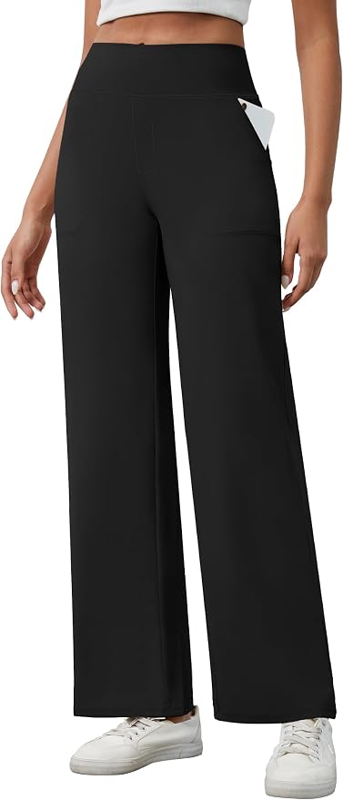 Tummy Control Wide Leg Pants