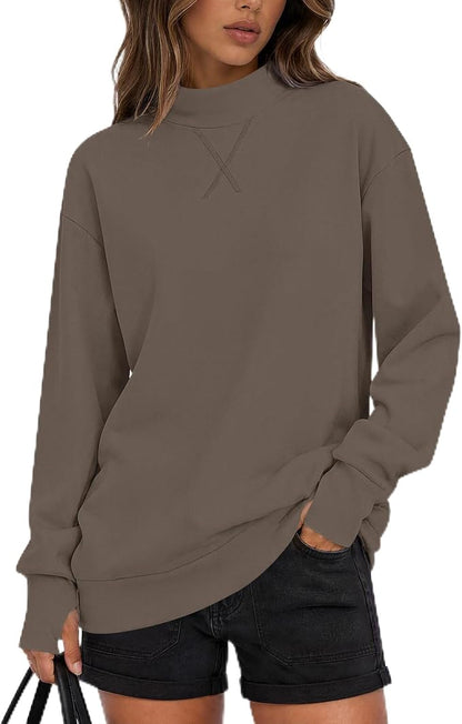 Mock Neck Sweatshirt
