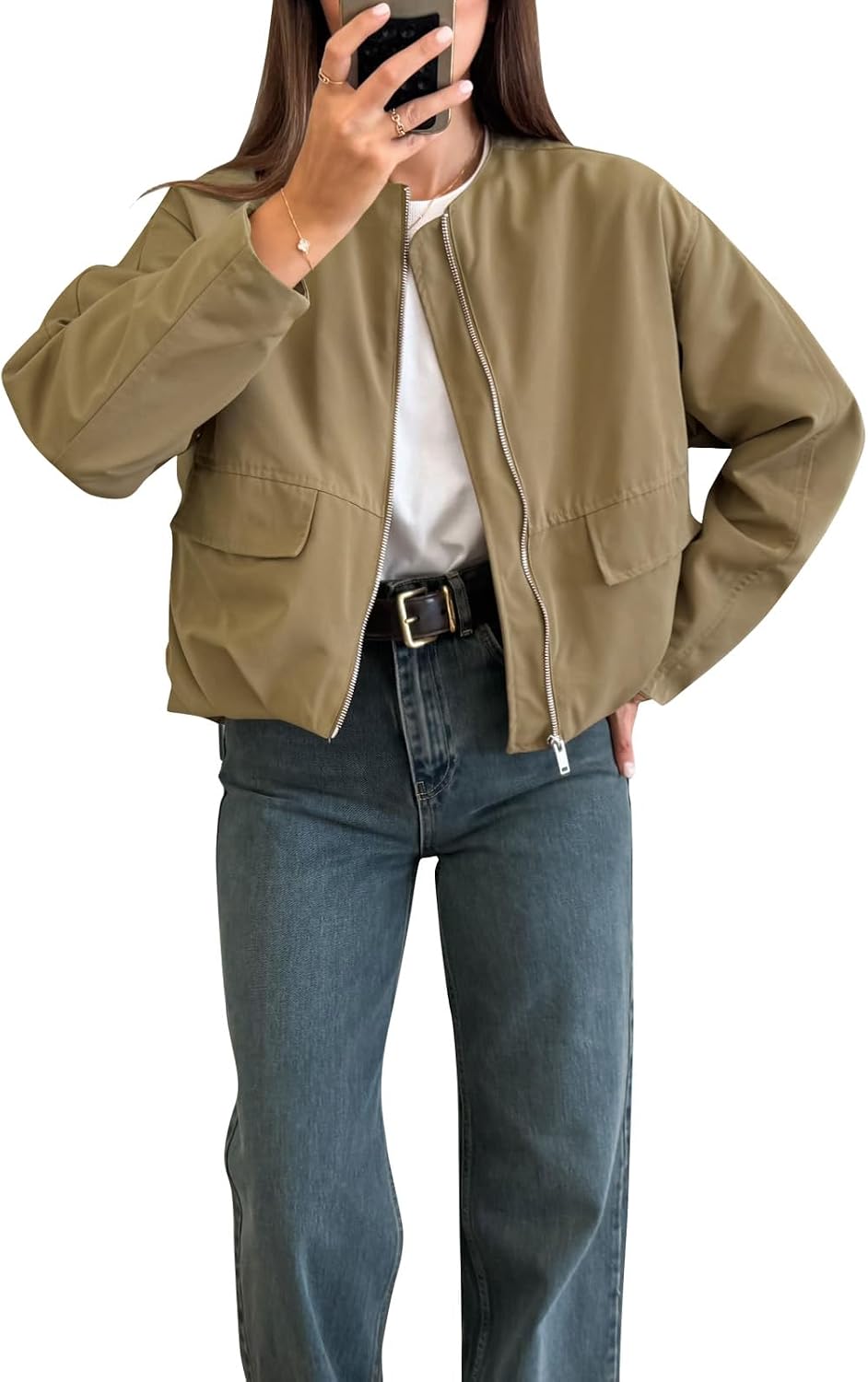 Puff Hem Utility Jacket