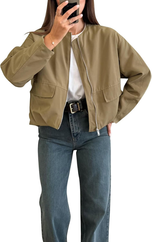 Puff Hem Utility Jacket