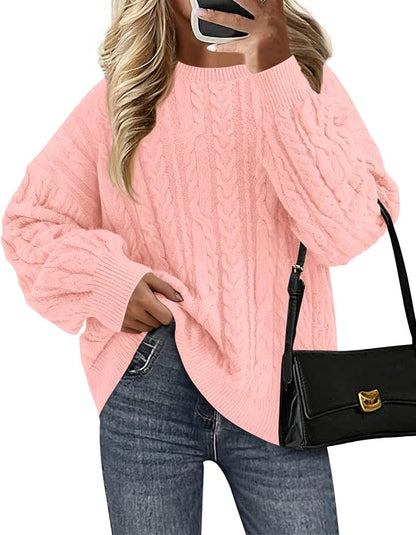 Chunky Cable Knit Sweater