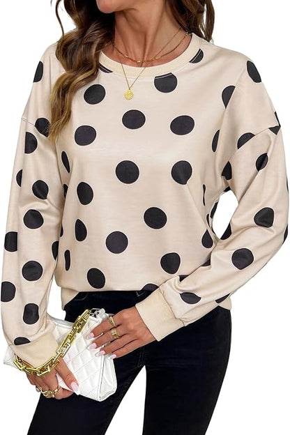 Polka Dot Crewneck