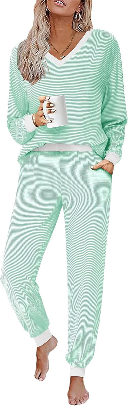 Striped Pajama Set