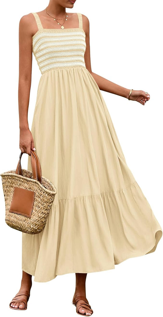 Smocked Flowy Dress