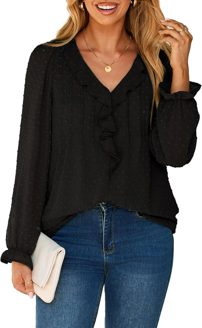 Dressy Ruffle Blouse