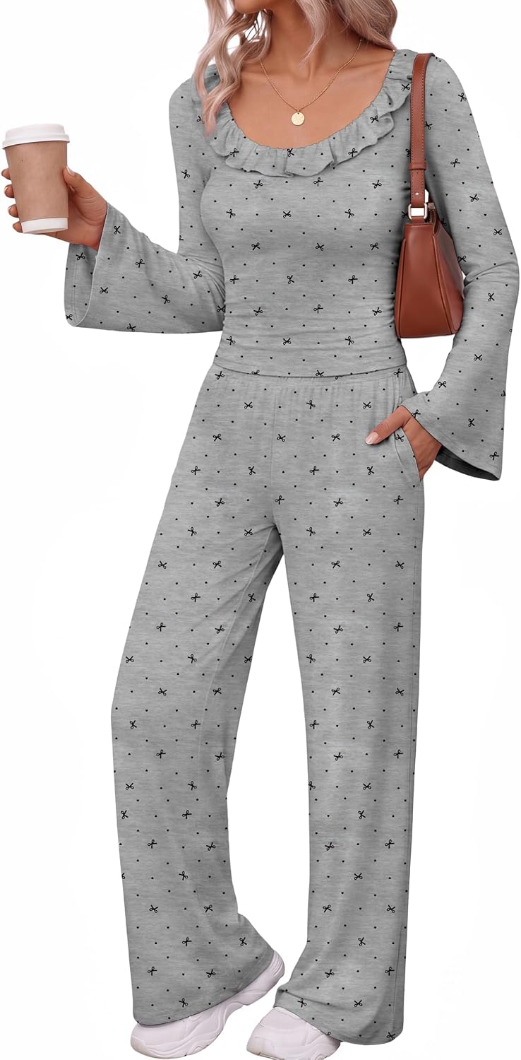 Bell Sleeve Lounge Set
