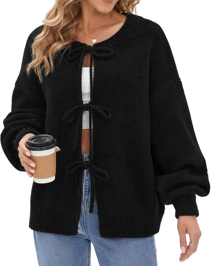 Tie Front Bow Cardigan