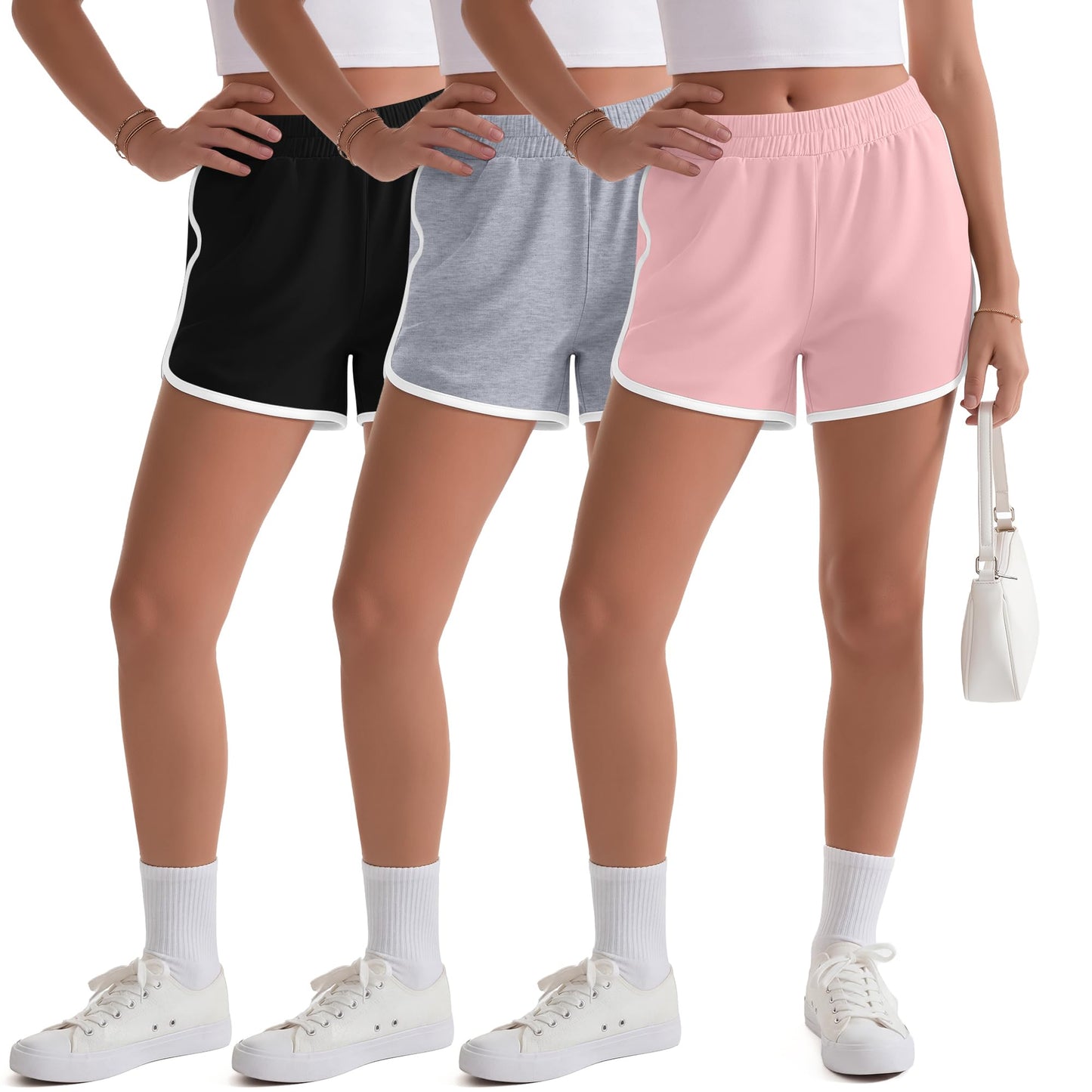 Girl's Pack of Shorts (3PK)