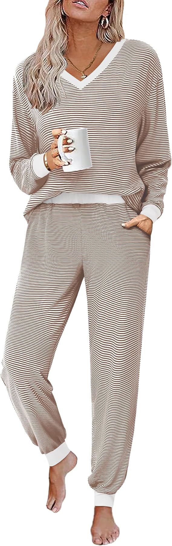 Striped Pajama Set