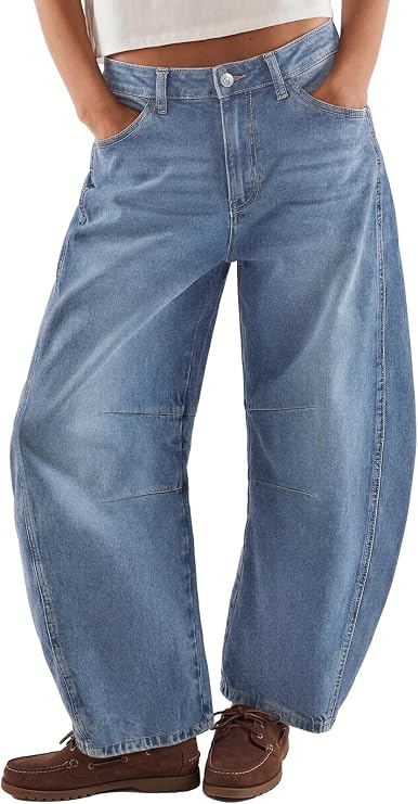Barrel Wide Leg Jeans