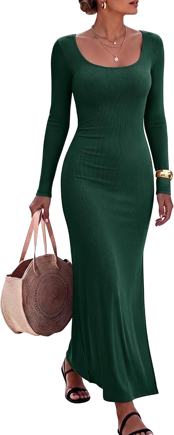 Anrabess Bodycon Maxi Dress