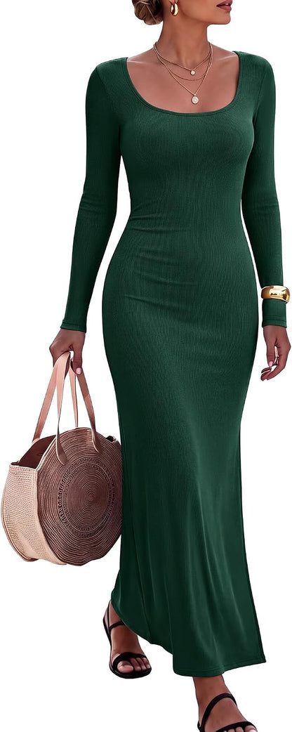 Anrabess Bodycon Maxi Dress