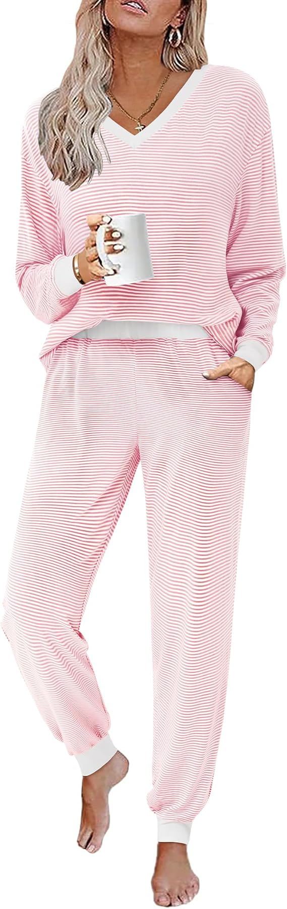 Striped Pajama Set