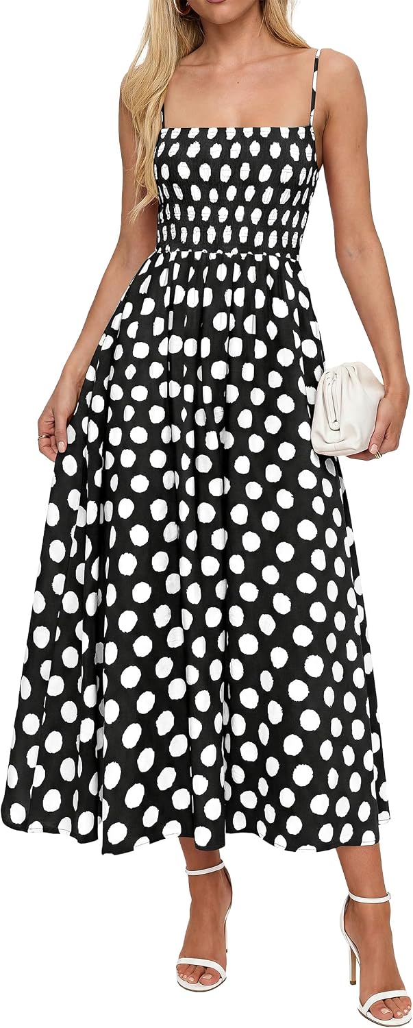 Polka Dot Midi Dress