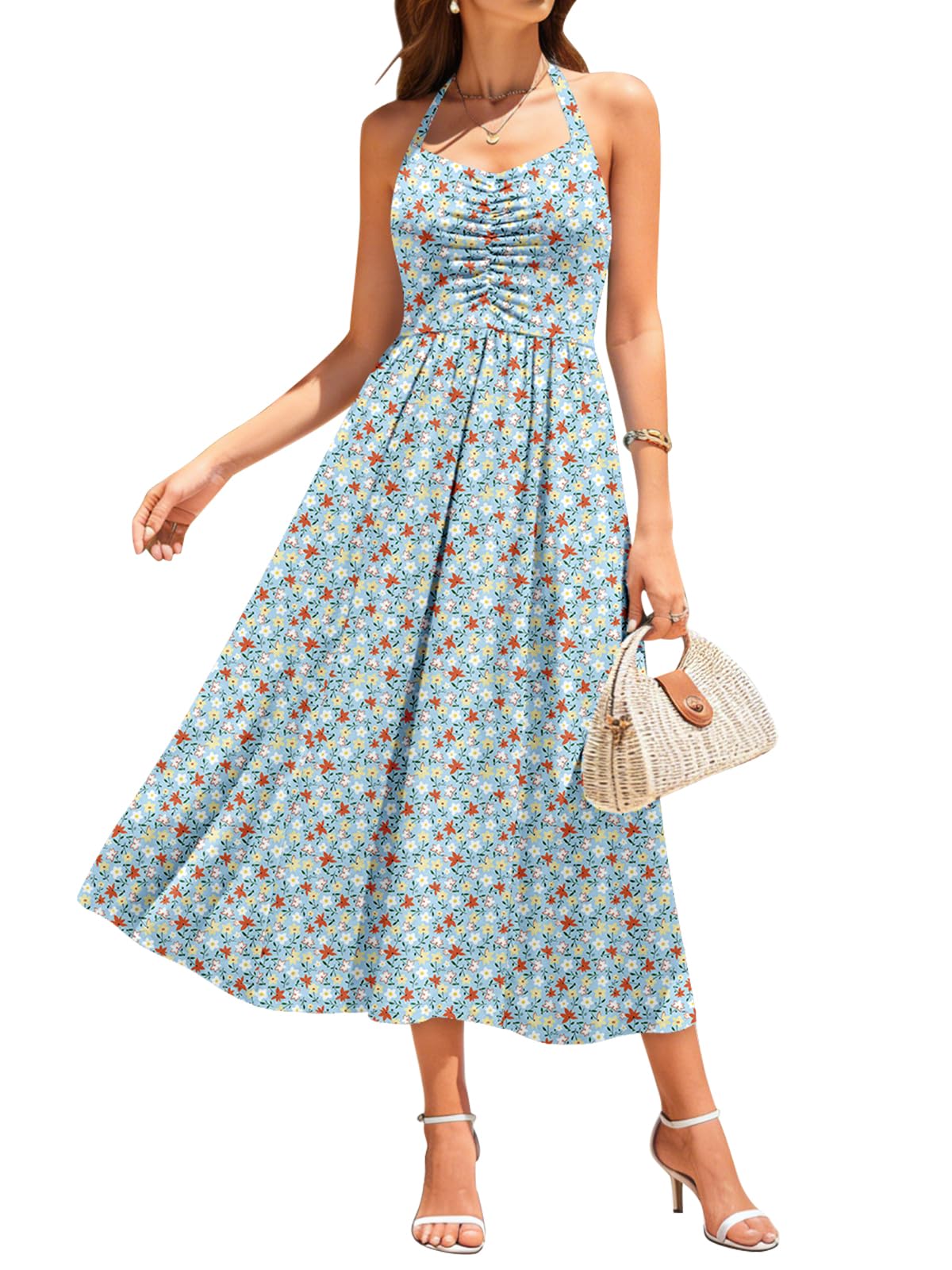 Halter Midi Dress