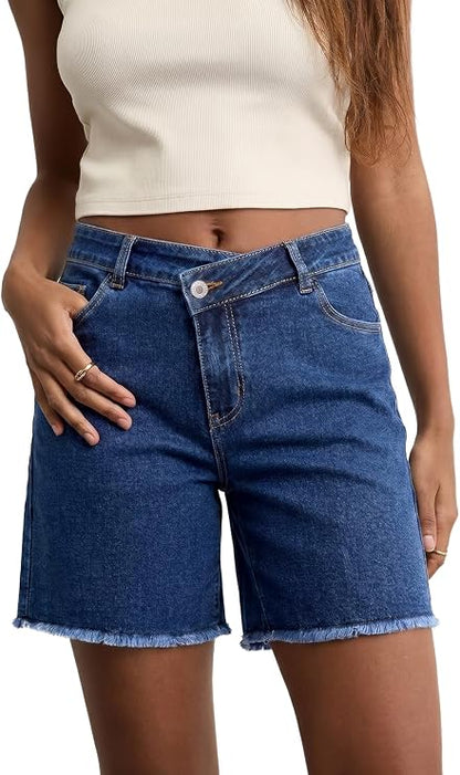 High Waisted Jean Shorts