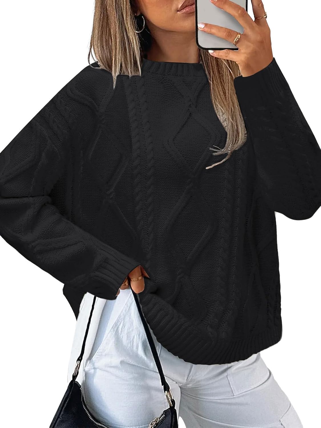 Oversized Cable Sweater
