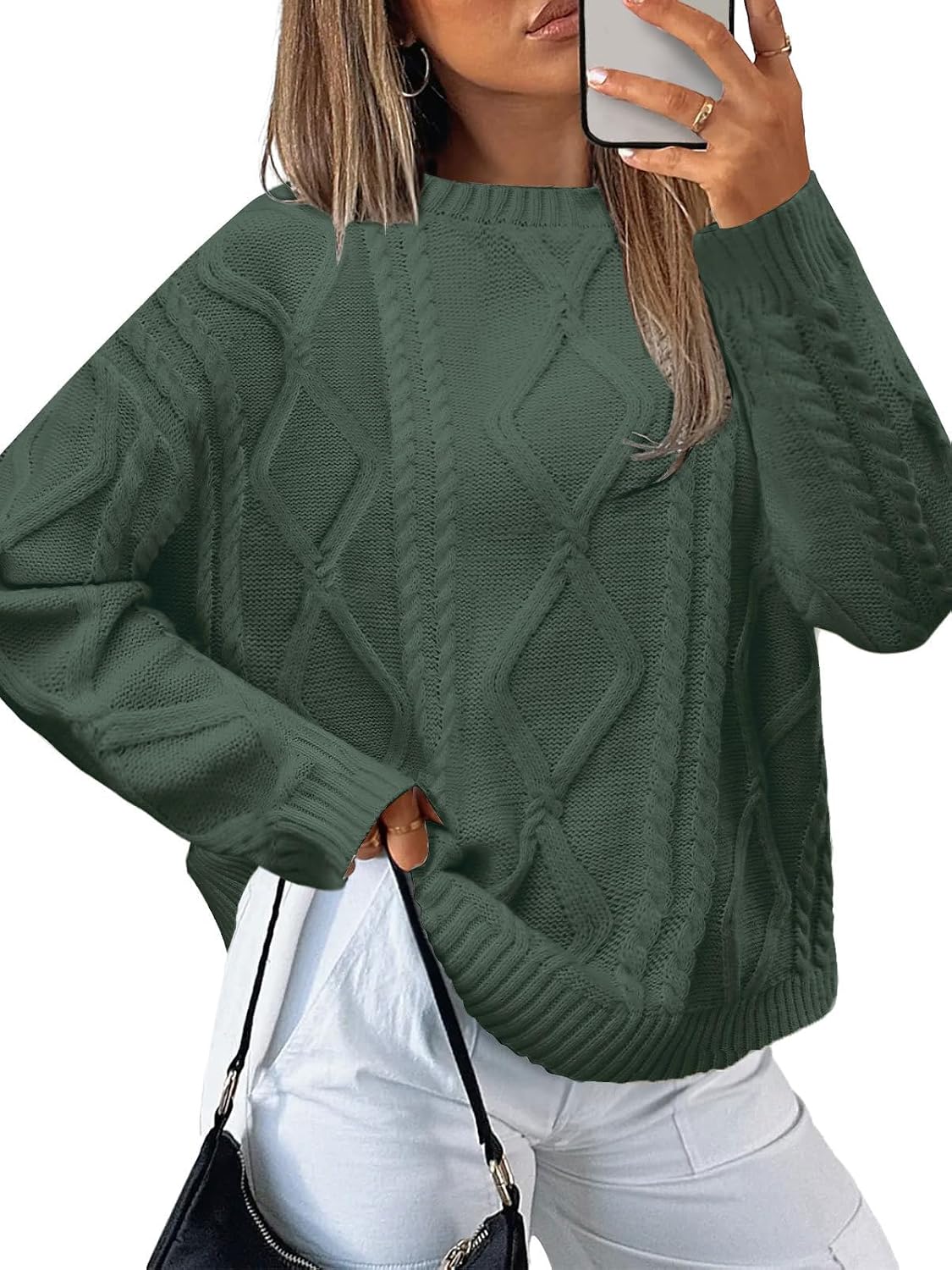 Oversized Cable Sweater