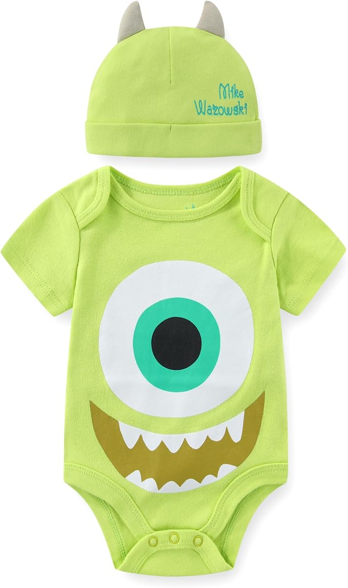 Monsters Inc. Bodysuit Set