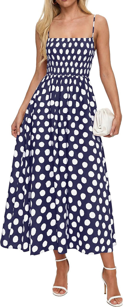 Polka Dot Midi Dress